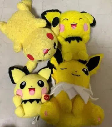 [ 최종 가격 ] 포켓몬 피카츄 봉제 인형 4점