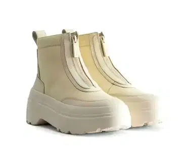 [새상품] HUNTER 익스플로러 앵클 지퍼 플랫폼 부츠