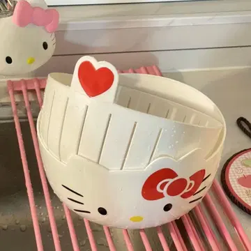 헬로키티 물빠짐 보울 중형