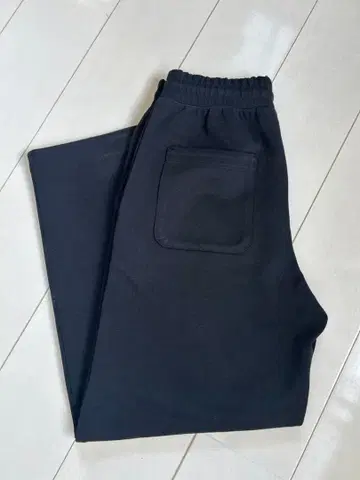 UNIQLO C 맨투맨 와이드 팬츠 블랙 M