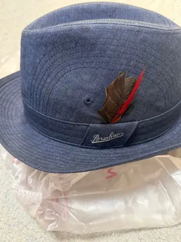 Borsalino 스테디셀러 햇 네이비 사이즈 60