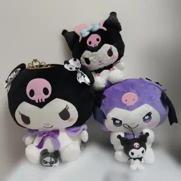 산리오 쿠로미 봉제 인형 세트