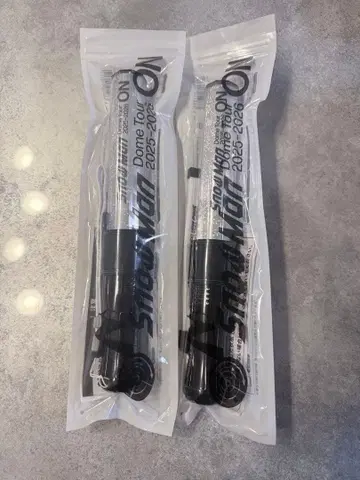 Snow Man Dome Tour 2025-2026 응원봉 2개 세트