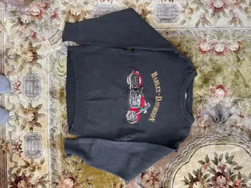 Harley-Davidson 바이크 자수 니트