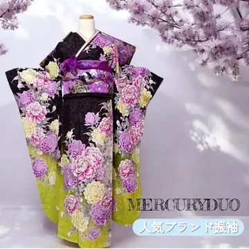 성인식 MERCURYDUO 브랜드 후리소데 풀세트