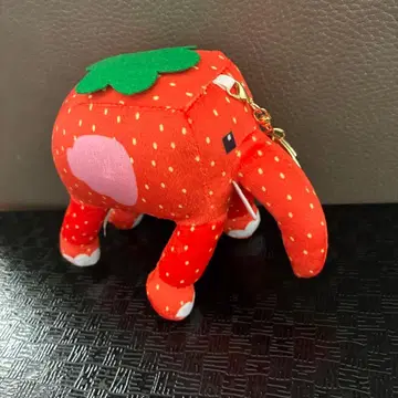 스틸 더 브레인 로트 스트로베리 엘리펀트 봉제 인형 키링