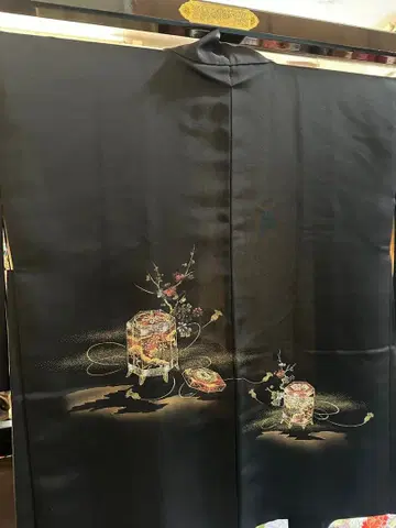 3492 블랙 겉옷 약 기장 75cm 화장 65cm