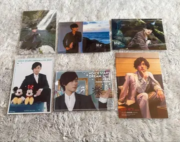 마스다 토시키 포토 카드 6장 세트 브로마이드 사진