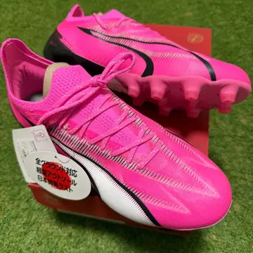 푸마 울트라 얼티밋 HG/AG 24.5cm 핑크 미사용 새상품