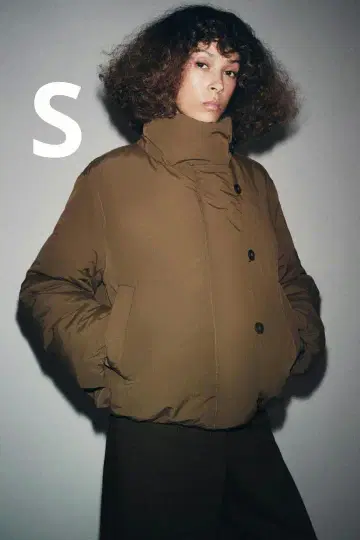 ZARA ZW 컬렉션 패디드 자켓 S 사이즈