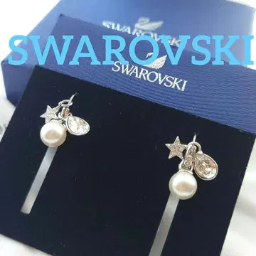 SWAROVSKI Canvas 실버 컬러 귀걸이