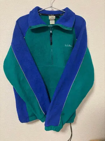 L.L.Bean 플리스 자켓 파랑 그린
