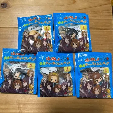 케이온 아침 식사 티타임 피규어 5종 세트