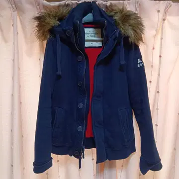 Abercrombie&fitch 더블 지퍼 M 사이즈 네이비 자켓