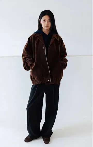 StudioDoe 젠더 2톤 코듀로이 재킷