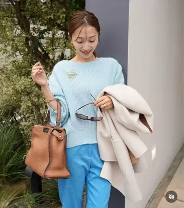 새상품 [ F by ROSSO ] 해밀턴 볼륨 슬리브 니트