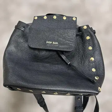 POP BAG 블랙 버킷 백