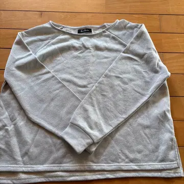 앙코키누 그레이 라메 맨투맨 세트