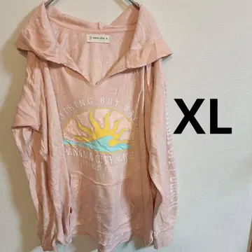 ocean drive XL 핑크 후드 부착 후드티