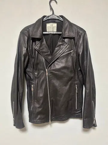 [ 새상품급 ] Luakala 루아카라 램 가죽 라이더 자켓 더블 블랙