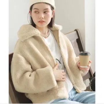 IENA 보아 ZIP 블루종 숏 자켓