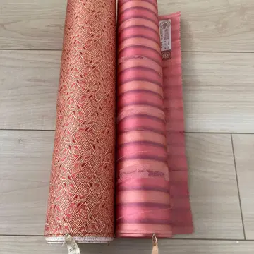 옷감 모음 판매 2벌 실크 100%