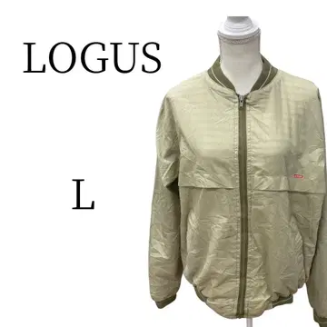 LOGUS 로가스 그린 긴팔 점퍼/블루종 L