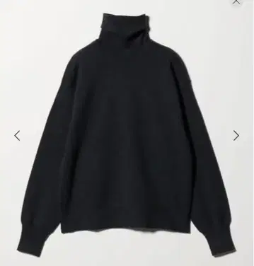 6(ROKU) 코튼 울 밀라노 리브 터틀넥 니트 로쿠