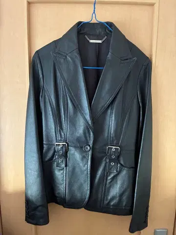 MICHAEL KORS 블랙 가죽 자켓 4호 ( S )