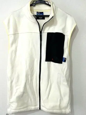 Penfield AZUL bymoussy 플리스 베스트 화이트 블랙