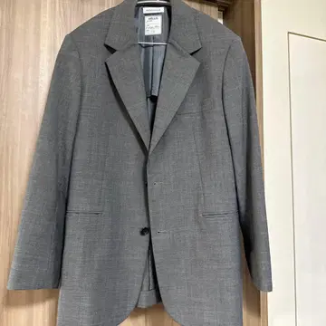 MADISONBLUE 그레이 테일러드 자켓 사이즈 4 울 100%
