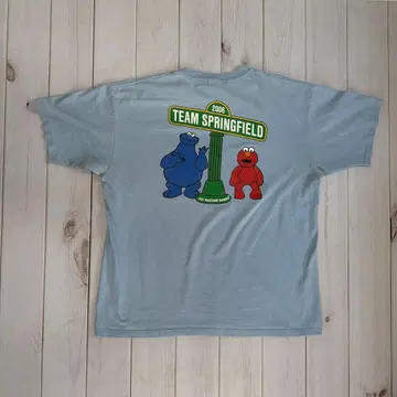 2006 세서미 스트릿 티셔츠 XL TEAM SPRINGFIELD