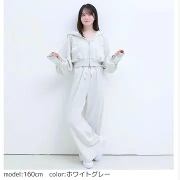 시로노사쿠라 셋업 UV컷 후드티 맨투맨