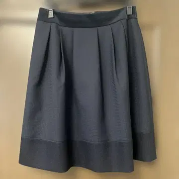 23구 네이비 플레어 스커트 플리츠