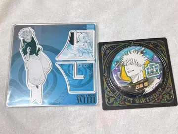 주술회전 점프샵 벌스데이 캔뱃지 X 아크릴 스탠드 고죠 사토루