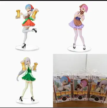 3체 세트 Re: 제로 렘 라무 에밀리아 Oktoberfest 피규어