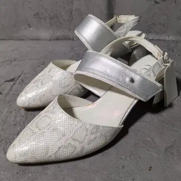 [ tehen ] 테엔 (23.0) 스트랩 레오파드 무늬 뮬 샌들