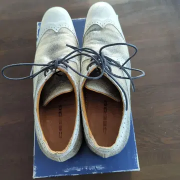 CEEBEE 실버 드레스 슈즈 41