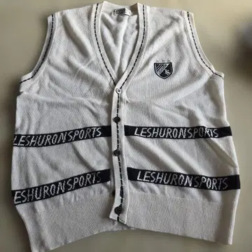 LESHURON SPORTS 화이트 베스트