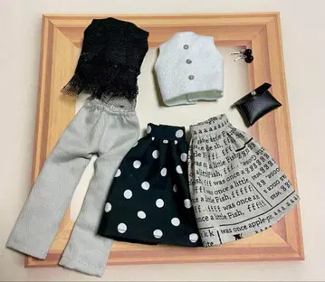 [ *2346 ] 리카짱 옷 갈아입기 의류 돌려입기 코디 7세트