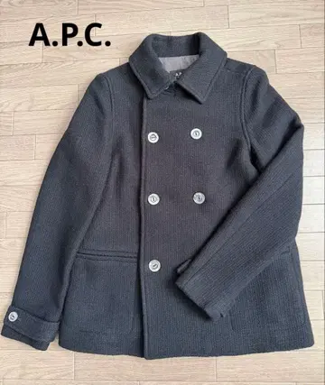 [ A.P.C. ] 울 더블 자켓 블랙
