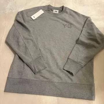 새상품 와이쓰리 Y-3 스웨트 셔츠 그레이 남성용