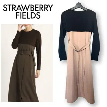 STRAWBERRY-FIELDS 치노 도킹 원피스