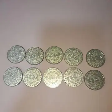 초레어 SEGA 골드 코인 10개 세트