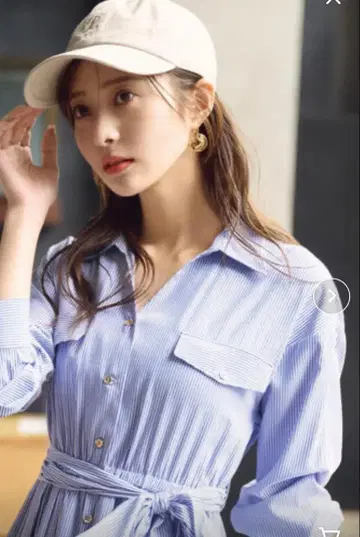 [미사용 새상품] 프로포션 바디 셔츠 원피스