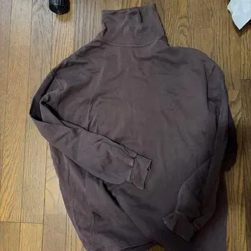 BOSS 하이넥 긴팔 티셔츠 XL 다크 브라운