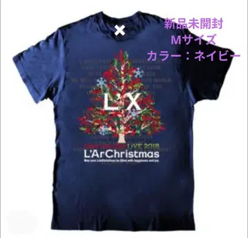L'ArChristmas 2018 티셔츠 네이비 M 사이즈 라르크리
