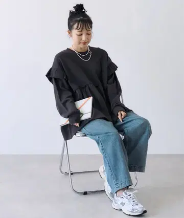 FREAK'S STORE 프릴 맨투맨 차콜 프릭스스토어