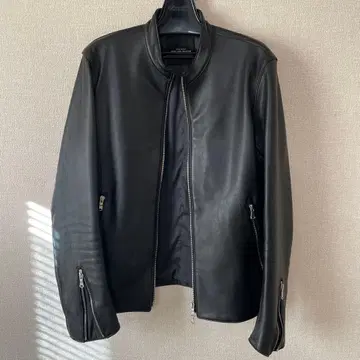 GREEN LABEL RELAXING 양가죽 자켓 블랙