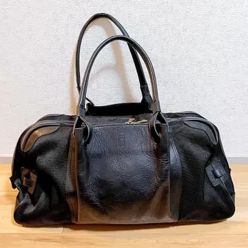 린쿠 Lin-ku 보스턴 백 천연 가죽 가죽 일본제 정가 66,000엔